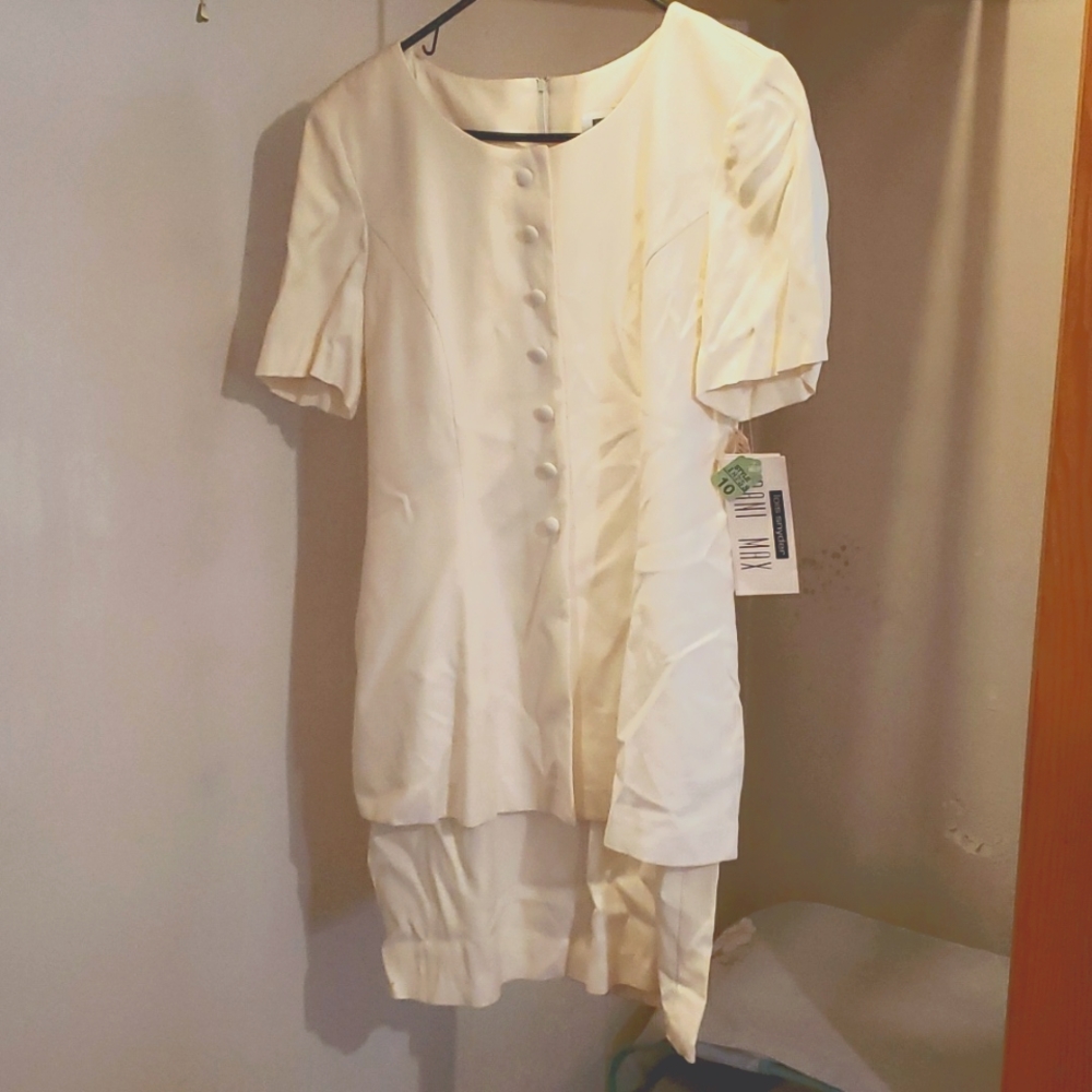 White lois Snyder dress